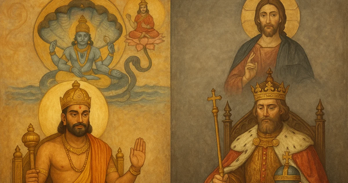 The Sacred King: Contrasting Bhāratīya and Western Concepts of Divine Monarchy