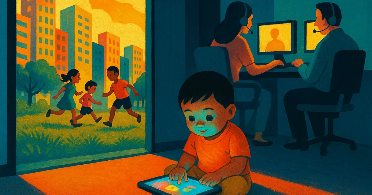 The Global Childhood Factory: Inside the Quiet Takeover of the Early Years by Screens