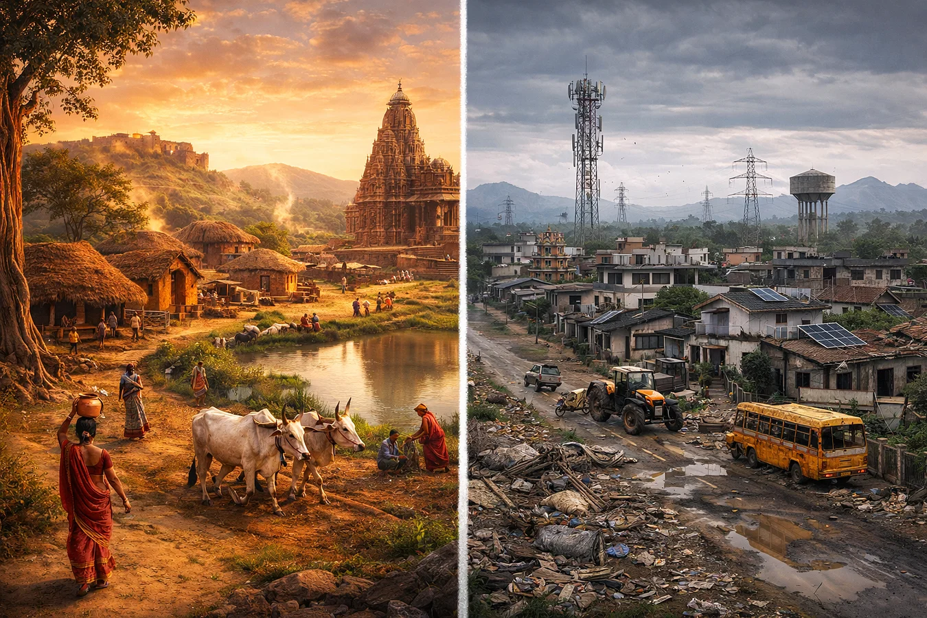 India’s Village System: Bhāratīya grāma-vyavasthā - Bharat Gatha series