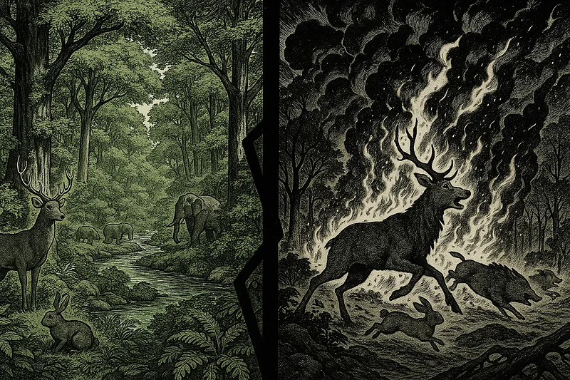 The Complete Story of Khāṇḍava Forest - From Sacred Origins to Divine Destruction