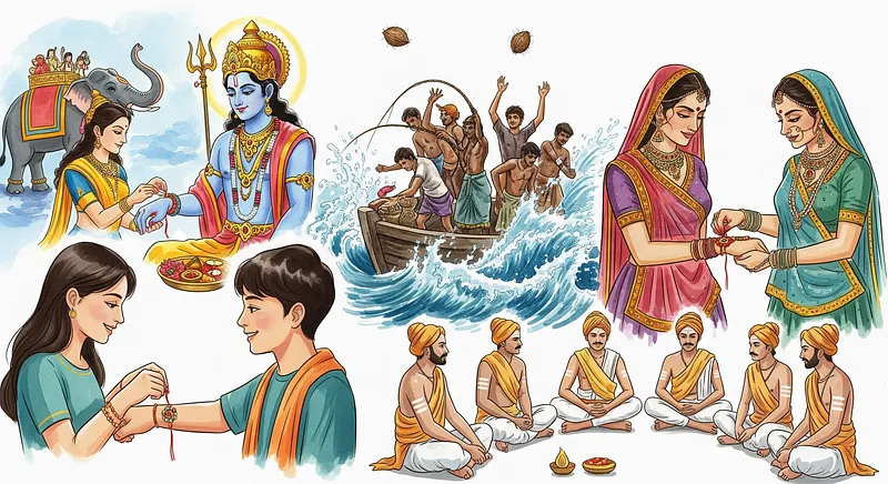 Rakṣābandhana - Sacred Thread of Love and Protection